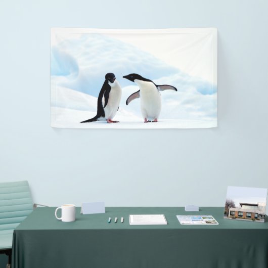 Adelie Pinguine Banner (Messeveranstaltung)