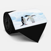 Adelie-Pinguine Krawatte (Gerollt)