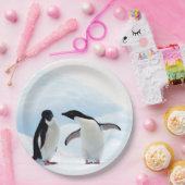 Adelie Pinguine Pappteller (Party)