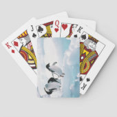 Adelie Pinguine (pygoscelis adeliae) Antarktis Spielkarten (Rückseite)