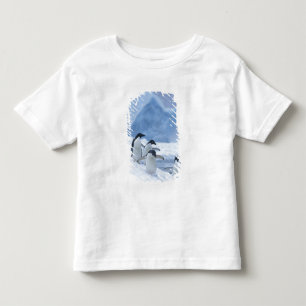 Adelie-Pinguine (Pygoscelis adeliae) auf Eis, Kleinkind T-shirt