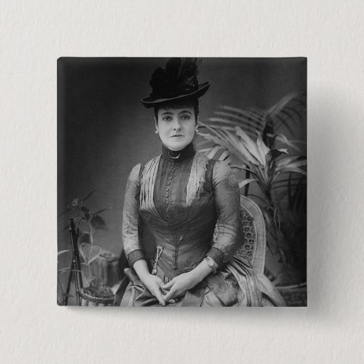 Adelina Patti, 1880 Button (Vorderseite)