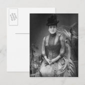 Adelina Patti, 1880 Postkarte (Vorne/Hinten)