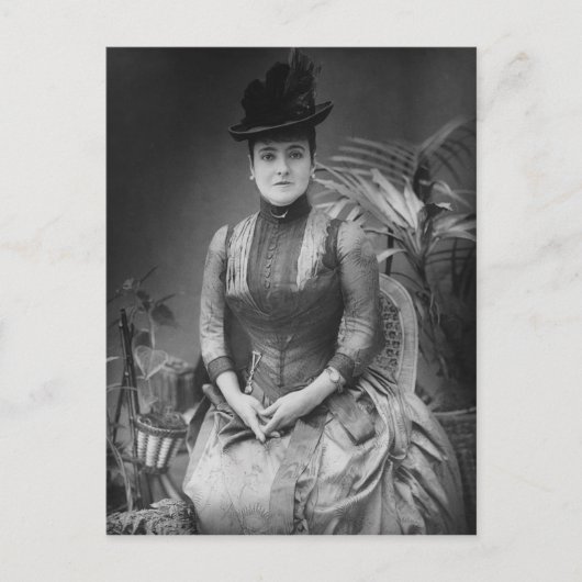 Adelina Patti, 1880 Postkarte (Vorderseite)