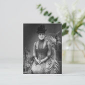 Adelina Patti, 1880 Postkarte (Stehend Vorderseite)