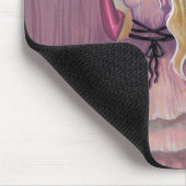 Adeline in Pink Little Goth Vampire Fairy Mousepad (Ecke)