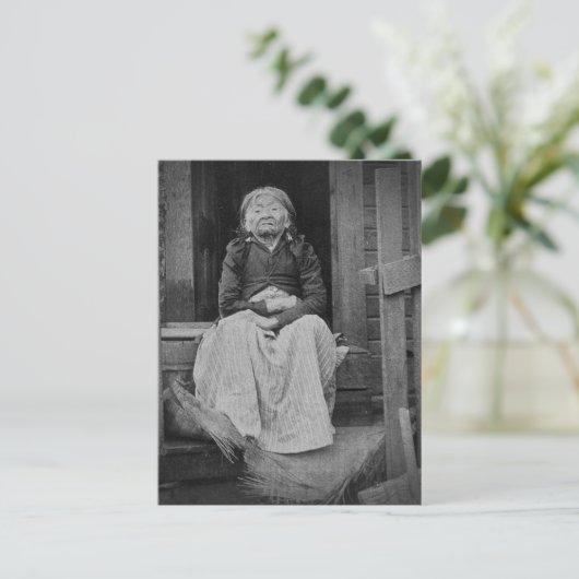 Adeline Princess of Seattle Washington 1896 Postkarte (Stehend Vorderseite)