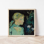 Adeline Ravoux | Vincent van Gogh Poster<br><div class="desc">Adeline Ravoux (1890) von Vincent van Gogh ist ein bedeutendes Porträt eines jungen Mädchens, Adeline Ravoux, der Tochter des Gastwirts, wo Van Gogh in Auvers-sur-Oise bleibe. Die Malerei zeigt das Thema mit einem nachdenklichen Ausdruck, ihre aubralen Haare ordentlich gestylt, und ihre Figur in weichen, aber lebendigen Pinselstrichen umrissen. Der Hintergrund...</div>