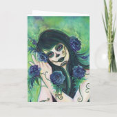 Adelita Tag der Toten Karte von Renee L. Lavoie (Rückseite)