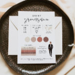 ADELLA Edgy Modern EDITABLE Trauzeuge Info Card Einladung<br><div class="desc">Diese Trauzeuge Info-Karte verfügt über einen edlen, handgeschriebenen Schriftart, modernes Design mit vollständig bearbeitbaren Farben! ZU BEARBEITEN: Im Personalisierungsbereich scrollen Sie den ganzen Weg nach unten und klicken auf den blauen "Klick, um weiter zu gestalten" Button. Dies bringt Sie in den kompletten Editor, wo Sie alle Farben ändern können. Editieren...</div>