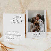 ADELLA Edgy Modern Minimalistisch Elopement Empfan Einladung