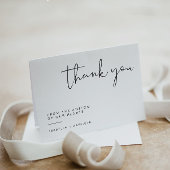 ADELLA Edgy Modern Minimalistisch Simple Vielen Da Dankeskarte