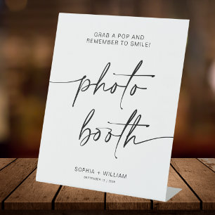 ADELLA Foto Stand Ein einfaches Erinnern an ein Sockelschild