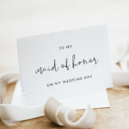 ADELLA für meine Trauzeugin auf meiner Hochzeitsta Dankeskarte