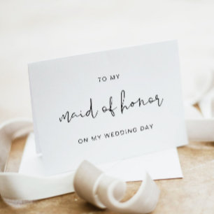 ADELLA für meine Trauzeugin auf meiner Hochzeitsta Dankeskarte