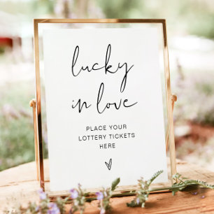 ADELLA Minimalist Lucky in Love Schild