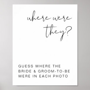 ADELLA Minimalist Where Were They Schild