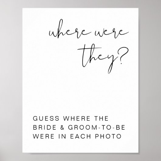 ADELLA Minimalistisch, wo sie unterschrieben haben Poster (Vorne)