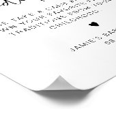 ADELLA Minimalistische Familientraditionen Kinderd Poster (Ecke)