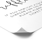 ADELLA - Minimalistisches, modernes Windeln-Raffel Poster (Ecke)