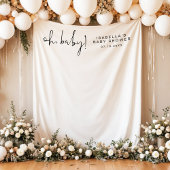 ADELLA Modern Minimal Baby Shower Foto Tapestry Wandteppich