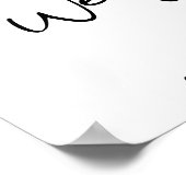 ADELLA Modern Minimalist Graduation Party Welcome Poster (Ecke)