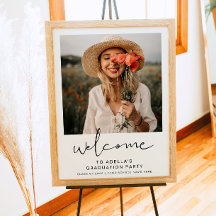 ADELLA Modern Minimalist Graduation Party Welcome
