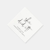 ADELLA Moderne Minimal sie machte es Graduierungsp Serviette (Ecke)