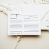 ADELLA Moderne Minimalistische Brautparty Rezept K Einladung