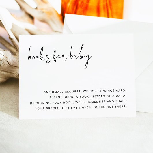 ADELLA Moderne Minimalistische Bücher für die Kind Einladung