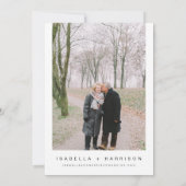 ADELLA Moderne Minimalistische Erneuerung Einladung (Rückseite)