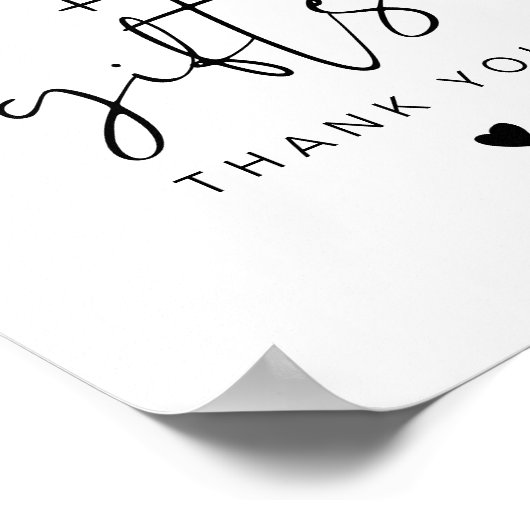 ADELLA Moderne Minimalistische Karten und Geschenk Poster (Ecke)