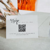 ADELLA Moderne Minimalistische QR Code Wedding RSV Einladung