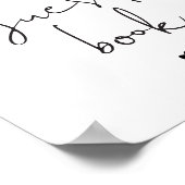 ADELLA Moderner Minimalist Speisen Sie auf der Spe Poster (Ecke)