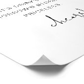 ADELLA Modernes Minimalistisches Funny Open Bar Si Poster (Ecke)