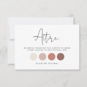 ADELLA Wedding Guest Dress Code-Visitenkarte Einladung (Vorderseite)