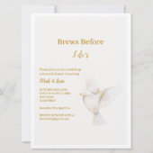 ADELLE Simple Dusk Blue Couple Wedding Einladung (Vorderseite)