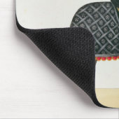 Adeln Sie in der Rüstung auf seinem Pferd, Platte Mousepad (Ecke)