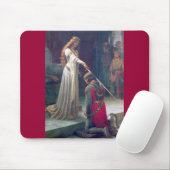 Adelnde antike Malerei des Ritters Damenkönigin Mousepad (Mit Mouse)