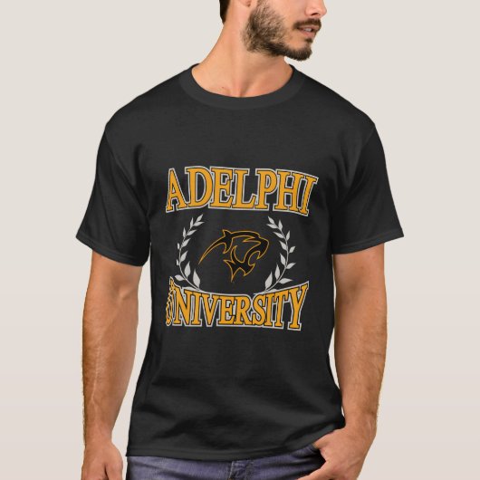 Adelphi Panthers Laurels T-Shirt (Vorderseite)