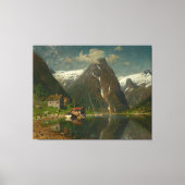 Adelsteen Normann Munken Gard i Esefjorden Leinwanddruck (Vorderseite)