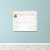 Adelsverordnung nach dem Ersten Leinwanddruck (Insitu (Holzboden))