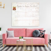 Adelsverordnung nach dem Ersten Leinwanddruck (Insitu (Wohnzimmer))