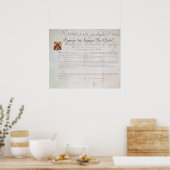 Adelsverordnung nach dem Ersten Poster (Küche)