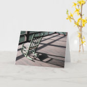 Adelynrood Schaukelstuhl Karte (Gelbe Blume)