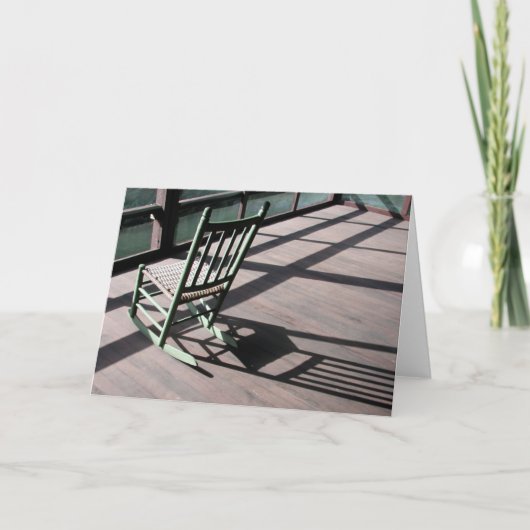 Adelynrood Schaukelstuhl Karte (Vorderseite)