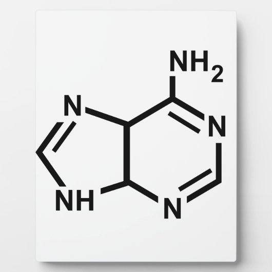 Adenin Fotoplatte (Vorderseite)