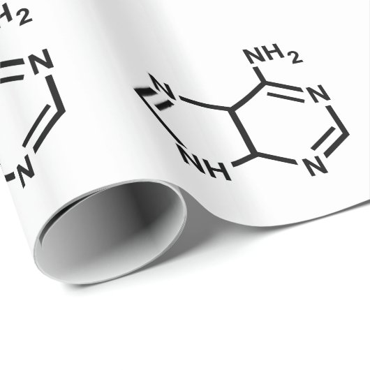 Adenin Geschenkpapier (Rolleneckpunkt)
