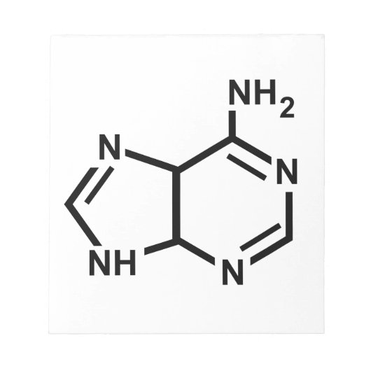 Adenin Notizblock (Vorderseite)