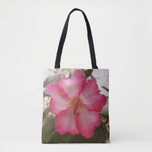 Adenium rosa weiße Blume Blütengraden Tasche